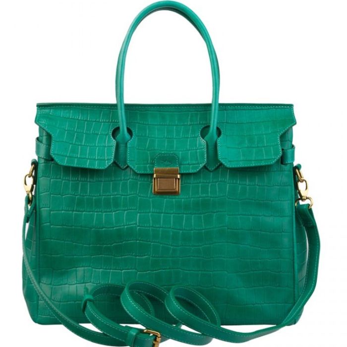 Emerald leather bag - Kelly by Alexander TS