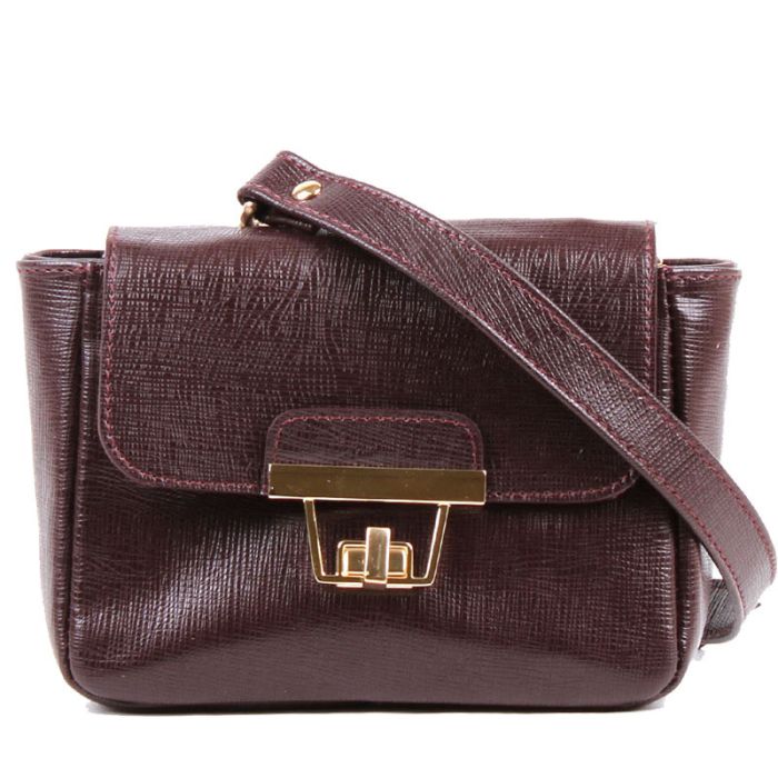 Small Leather Shoulder Bag - Jonas Hanway