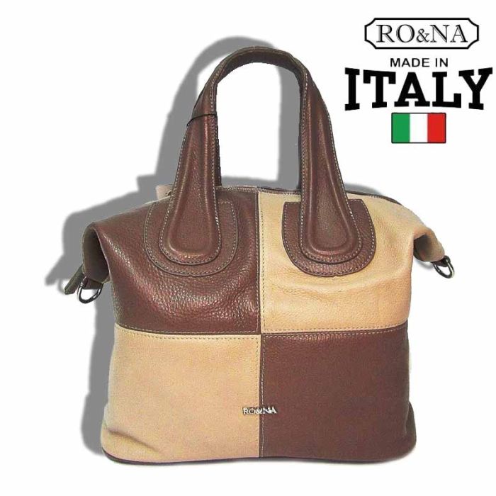 Women's Leather Shoulder Bag - Classic Italy