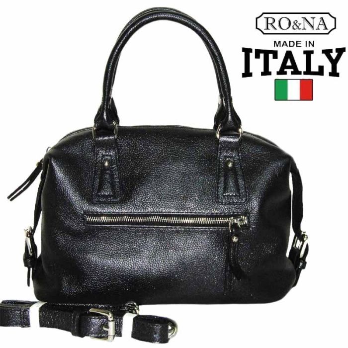 Women's leather bag - classic casual model