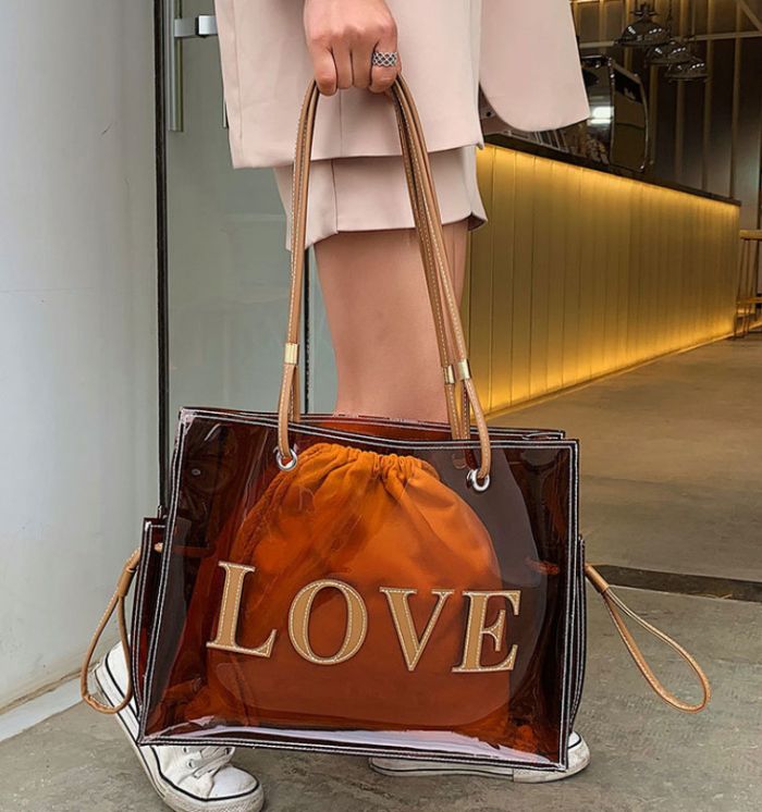 Transparent Shopper Bag