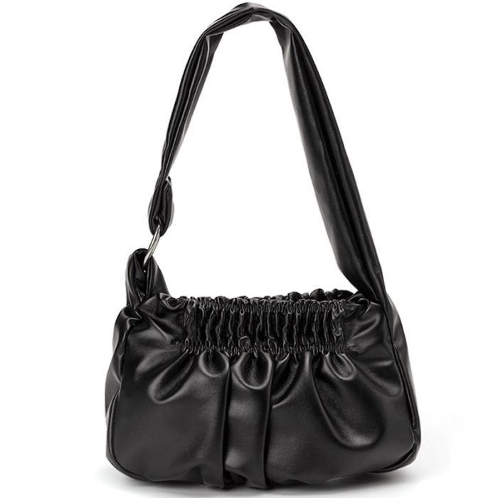 Women's Baguette Baguette Bag with Shoulder Button - Casual