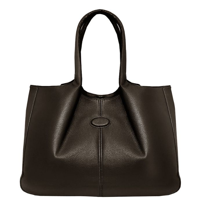 Classic women's shoulder bag with one-piece handles