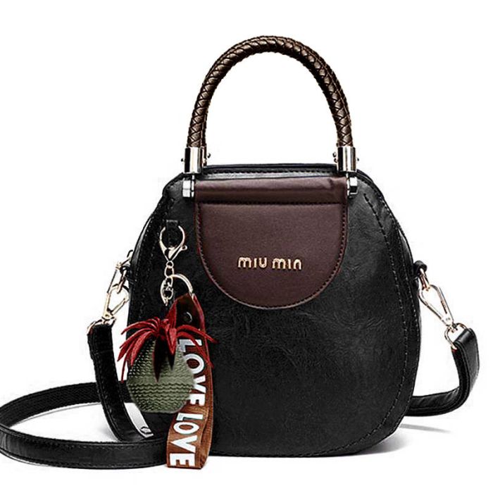 Round shape women's shoulder bag