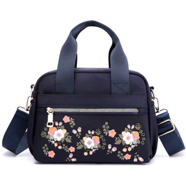 Women's Shoulder Bag with Outer Pockets