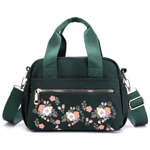 Women's Shoulder Bag with Outer Pockets