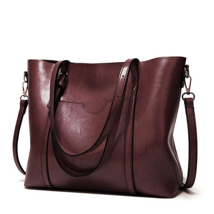 Women's shoulder bag - casual, comfortable A4 model