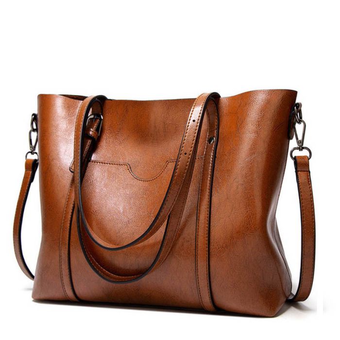 Women's shoulder bag - casual, comfortable A4 model