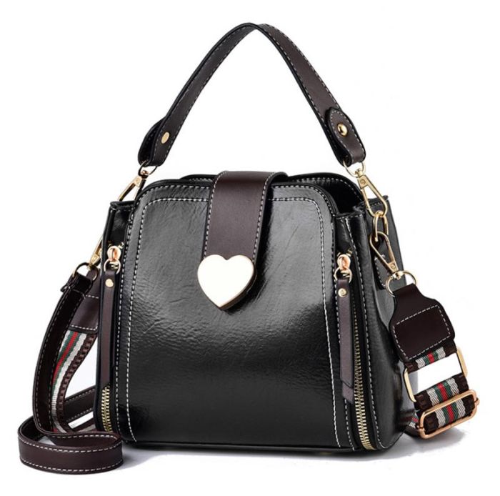 Small women's shoulder bag - colorful cross body