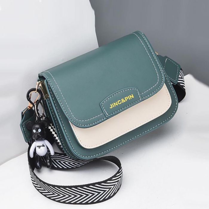 Women's shoulder bag with two straps in a set