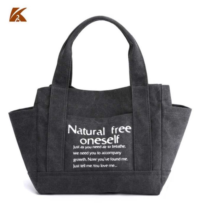 Women's casual eco bag - soft Trapeze