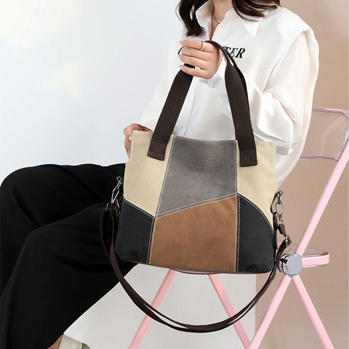 Fabric eco shoulder bag