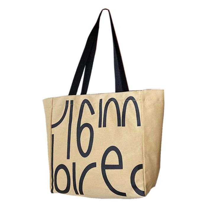 Eco Shopper Bag with long handles and print