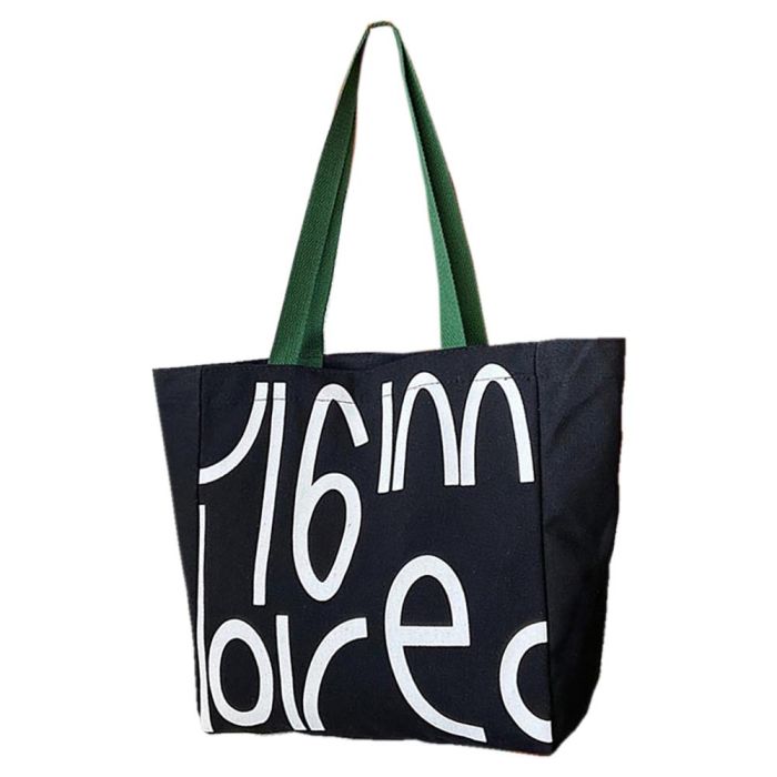 Eco Shopper Bag with long handles and print