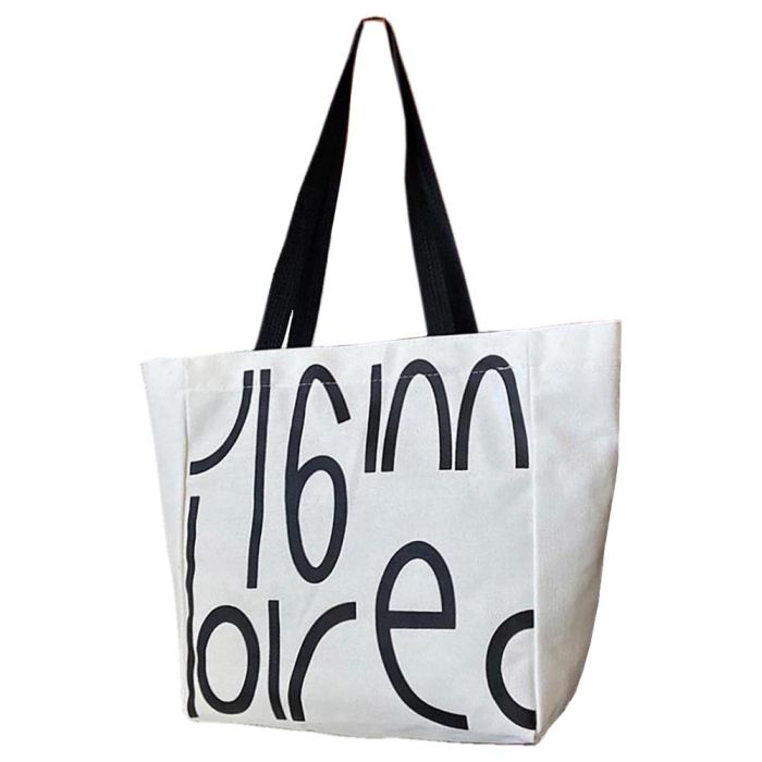 Eco Shopper Bag with long handles and print