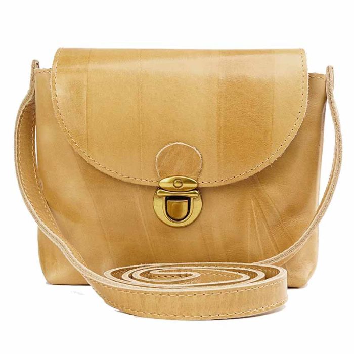 Small smooth calfskin leather bag-Cross body klatch