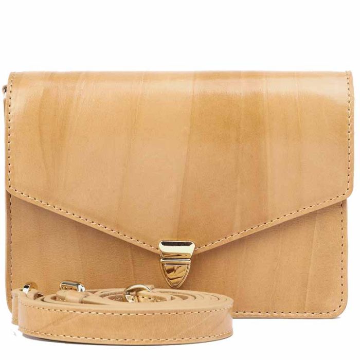 Women's Leather Bag - Belt Bag in Crush Leather