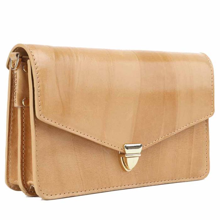 Women's Leather Bag - Belt Bag in Crush Leather