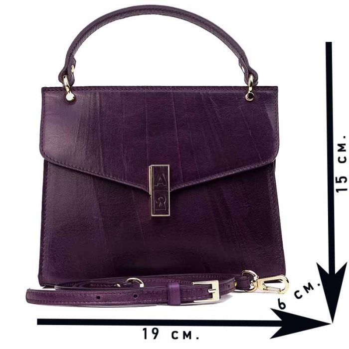 Women's Small Shoulder Bag - Crush Leather