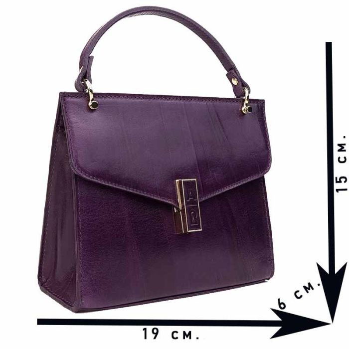 Women's Small Shoulder Bag - Crush Leather