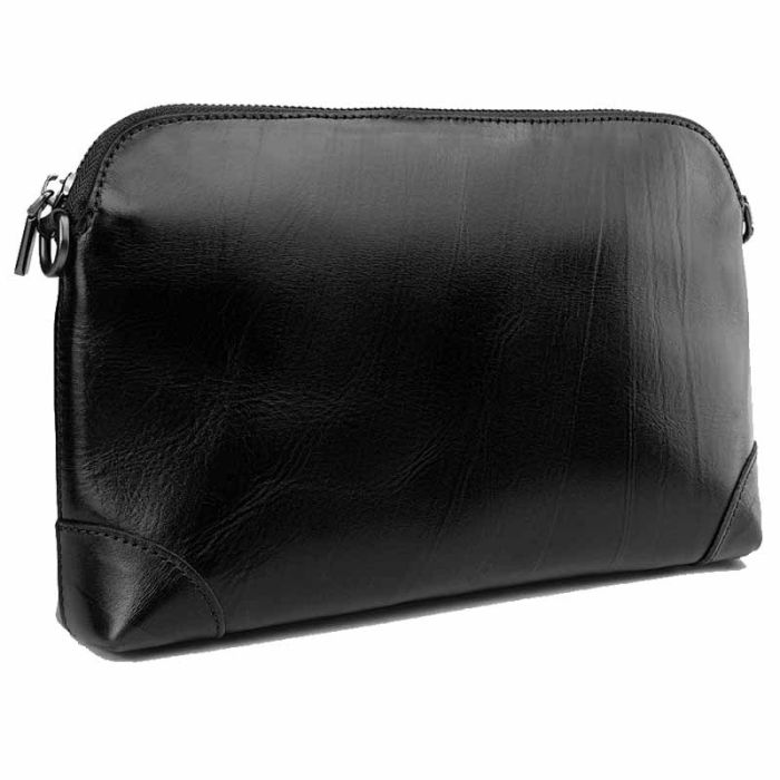 Women's small smooth leather bag - Crust