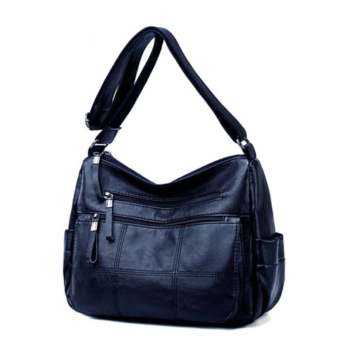 Women's bag with many pockets and compartments - casual