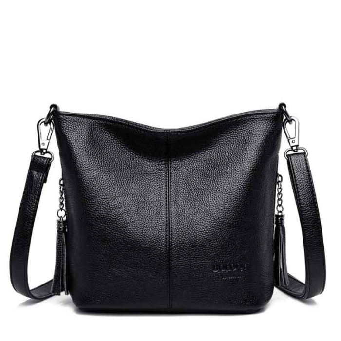 Women's soft shoulder bag