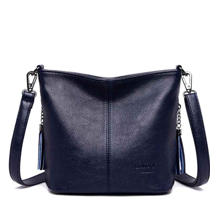 Women's soft shoulder bag