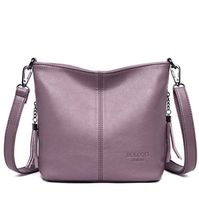 Women's soft shoulder bag