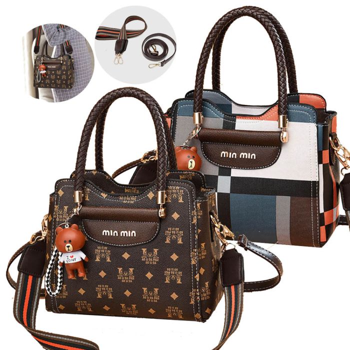 Women's bag with 2 straps - youth model for every day