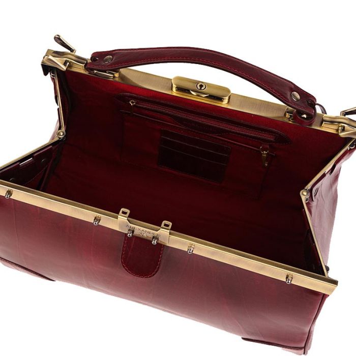 Genuine - classic leather valise