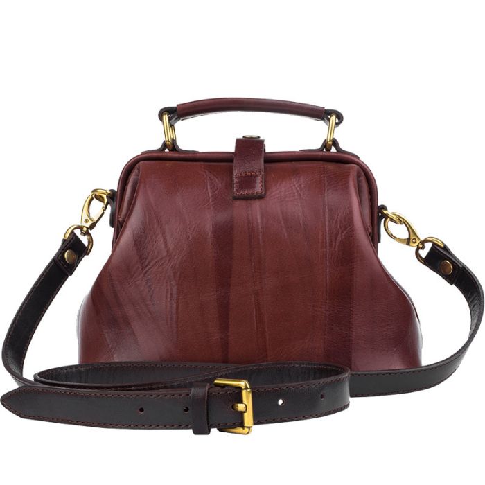 Women's Small Sack Bag in smooth leather