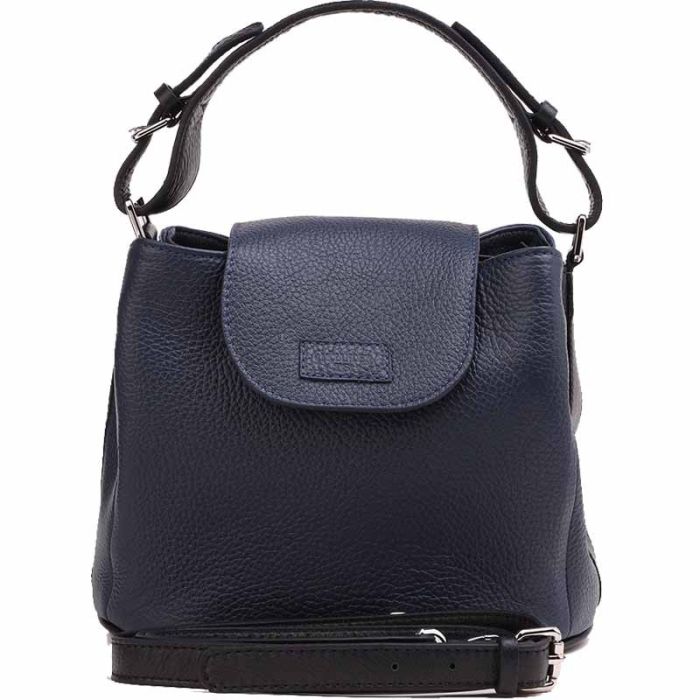 Women's, small premium soft leather bag - many compartments