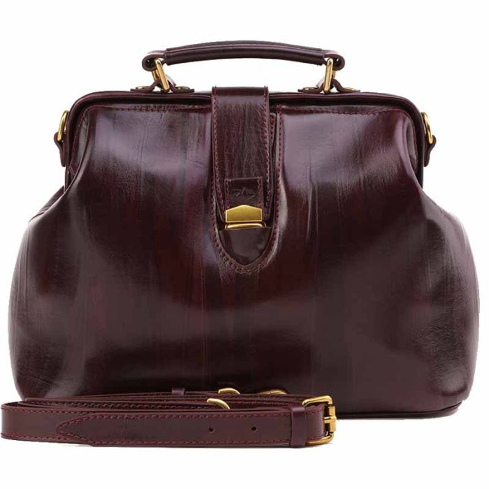 Women's bag - style of a valise, over the shoulder