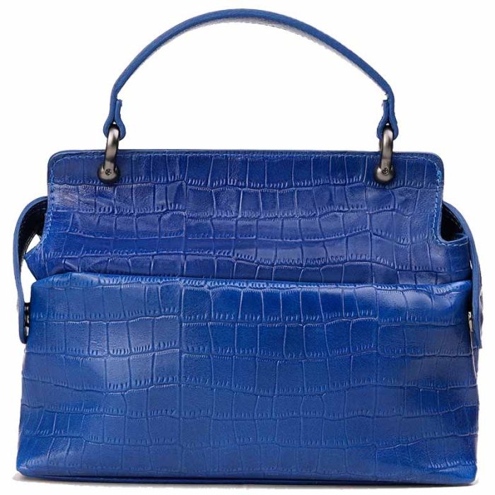 Women's soft calfskin bag - Croco finish